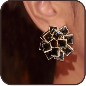 NWT Rhinestone Drop Earrings for Women Sparkly